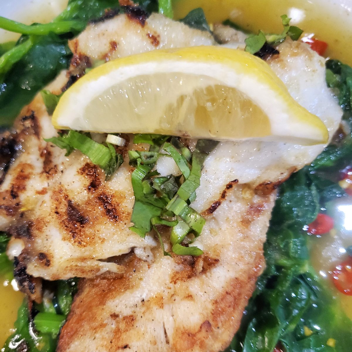 F11. Seared Flounder Filet