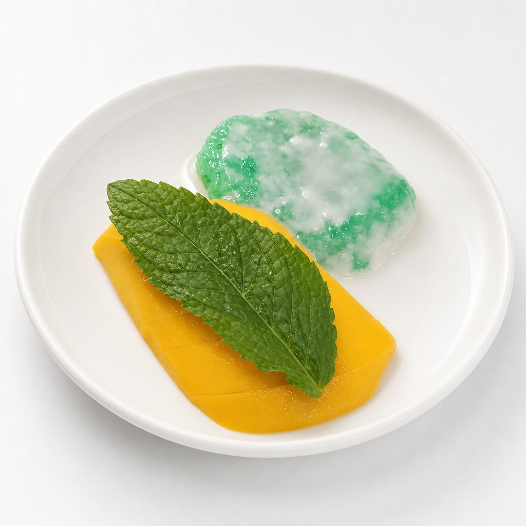 Sweet Sticky Rice with Mango.