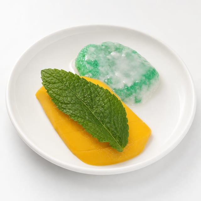 Sweet Sticky Rice with Mango.