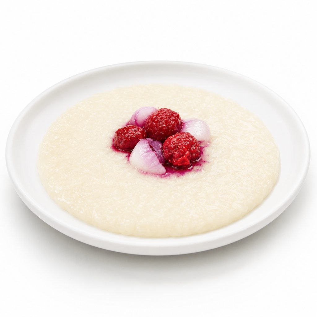 Logan Sticky Rice Coconut Pudding.