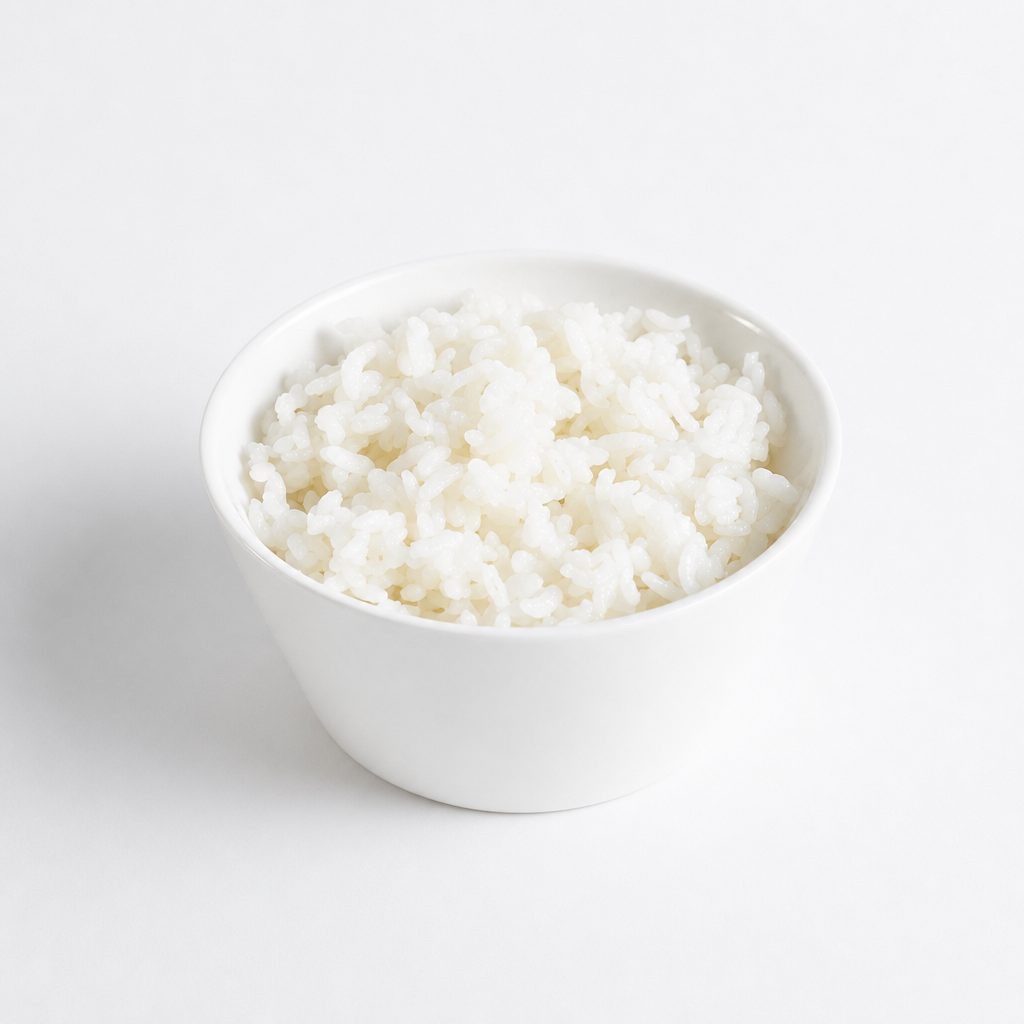 Steamed Rice.