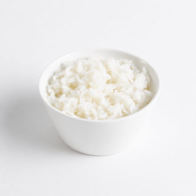 Steamed Rice.