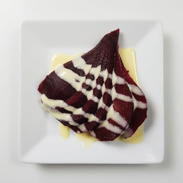 Poached Pear.