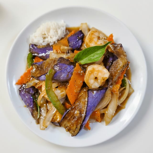 E10. Baan Thai Eggplant.